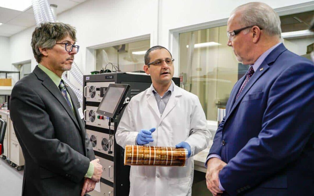 Discussion about slot die coating at Washington University