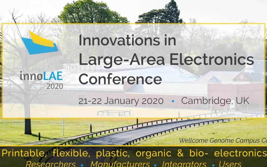 Innovations in Large-Area Electronics Conference 2020 banner