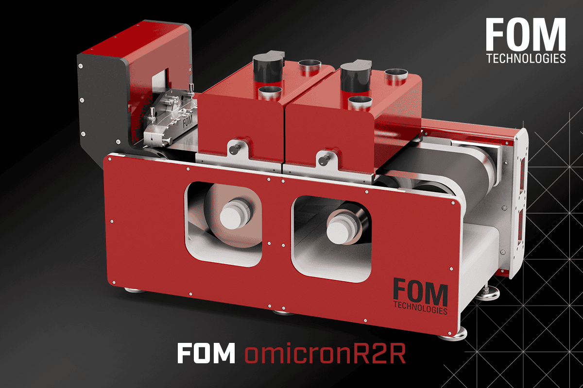 Launching FOM omicronR2R – A new benchtop R2R coater