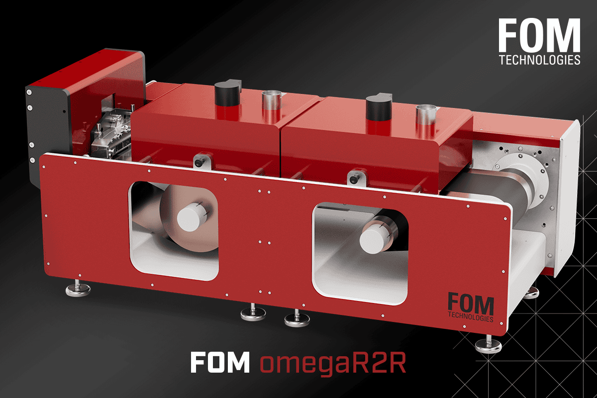 FOM omegaR2R – A new desktop slot-die coater