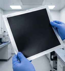 Fuel cells and electrolyzers coated sheet